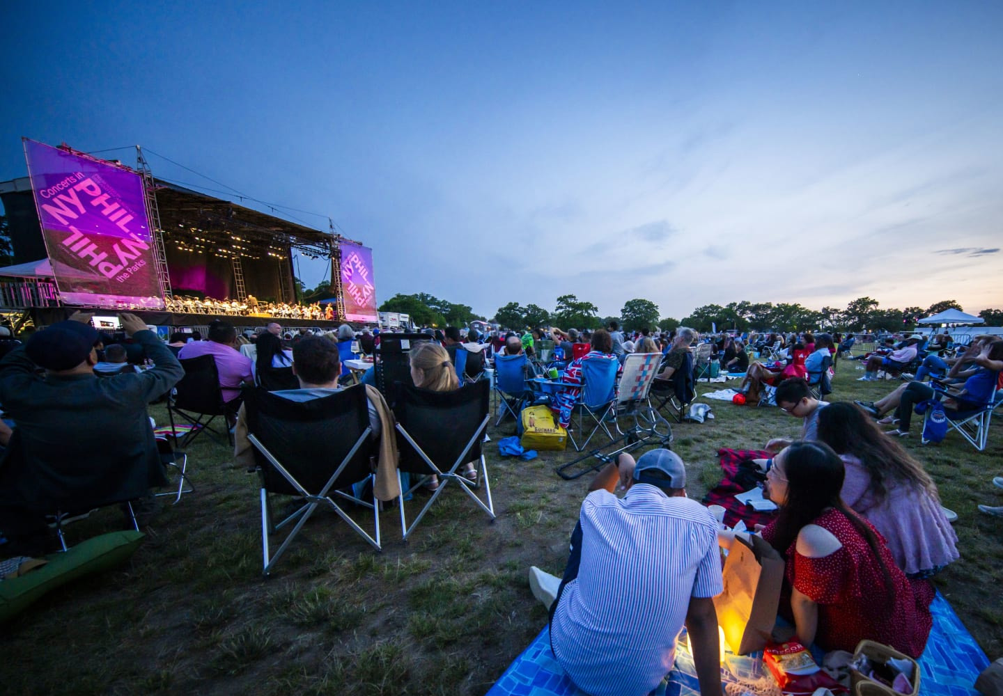 New York Philharmonic in Van Cortlandt Park, the Bronx