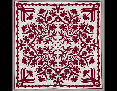 Exhibition view of An Ecology of Quilts: The Natural History of American Textiles