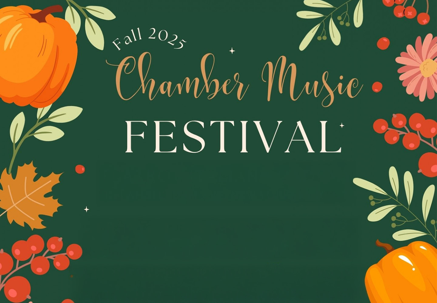 Music Performance Program Presents: Fall Chamber Festival