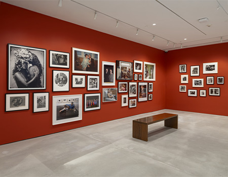 Installation view of "Identity, Culture, and Community: Stories from the Collection of the Jewish Museum" at the Jewish Museum. Photo by Kris Graves.