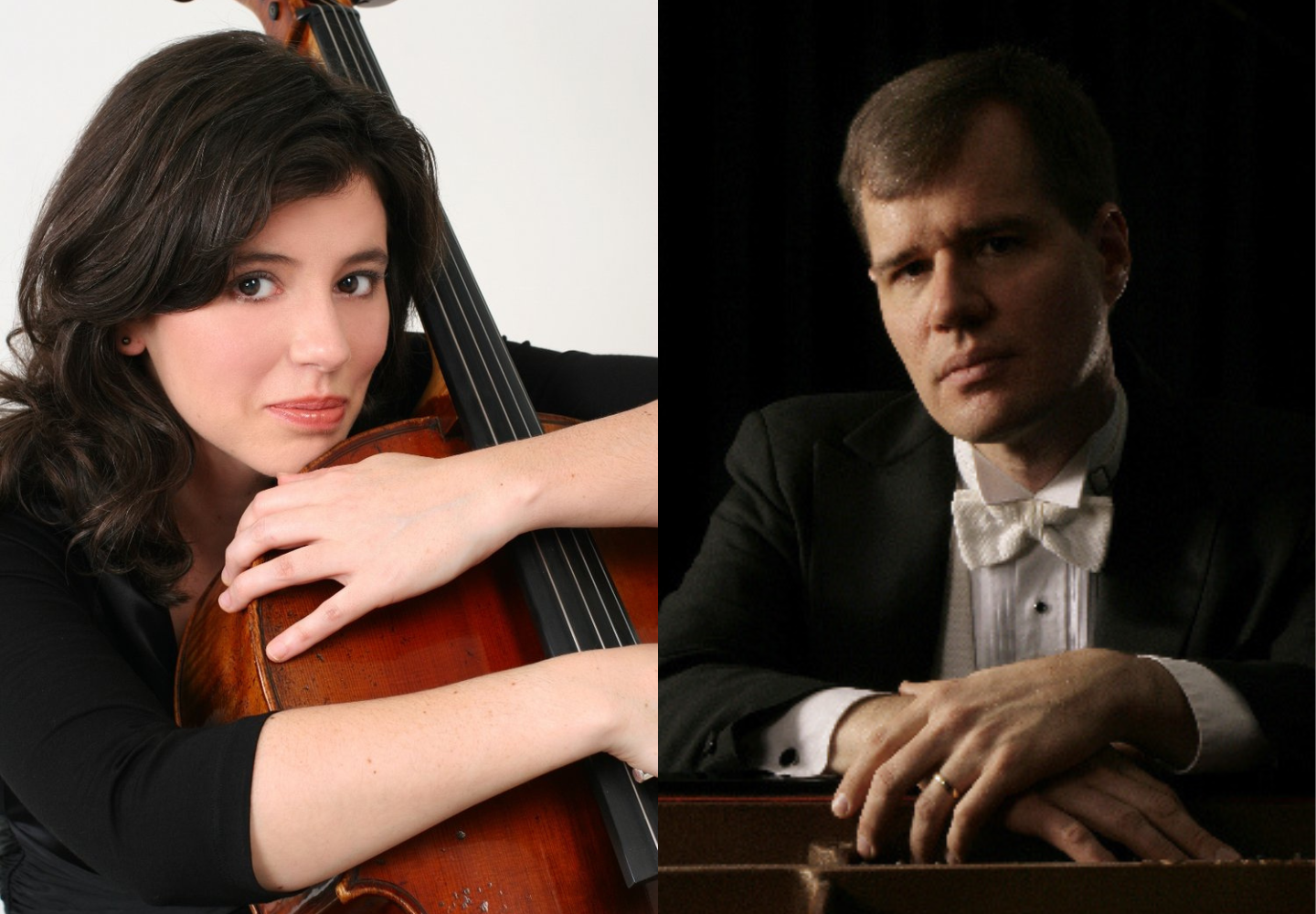 Cellist Louise Dubin and pianist John Novacek