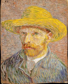 Self-Portrait with a Straw Hat (obverse: The Potato Peeler), 1887, Vincent van Gogh